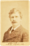 BIERCE, AMBROSE G. (1842-1914?)  Union Lieutenant – Indiana; American Author    